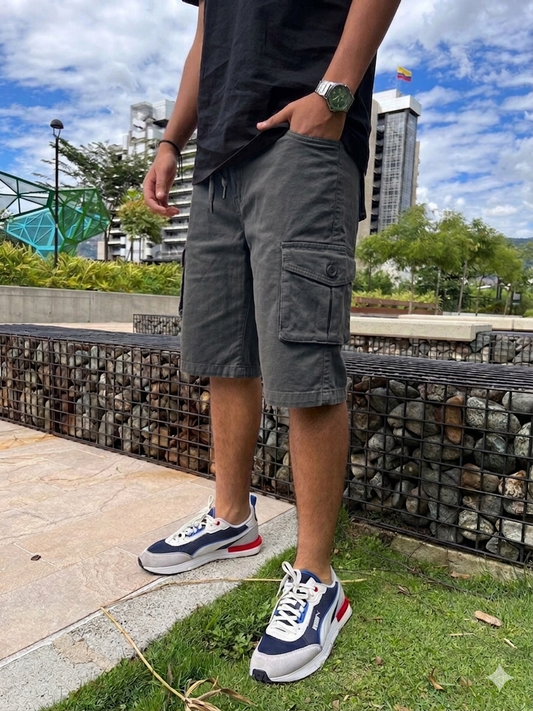 BERMUDA GRIS OSCURO