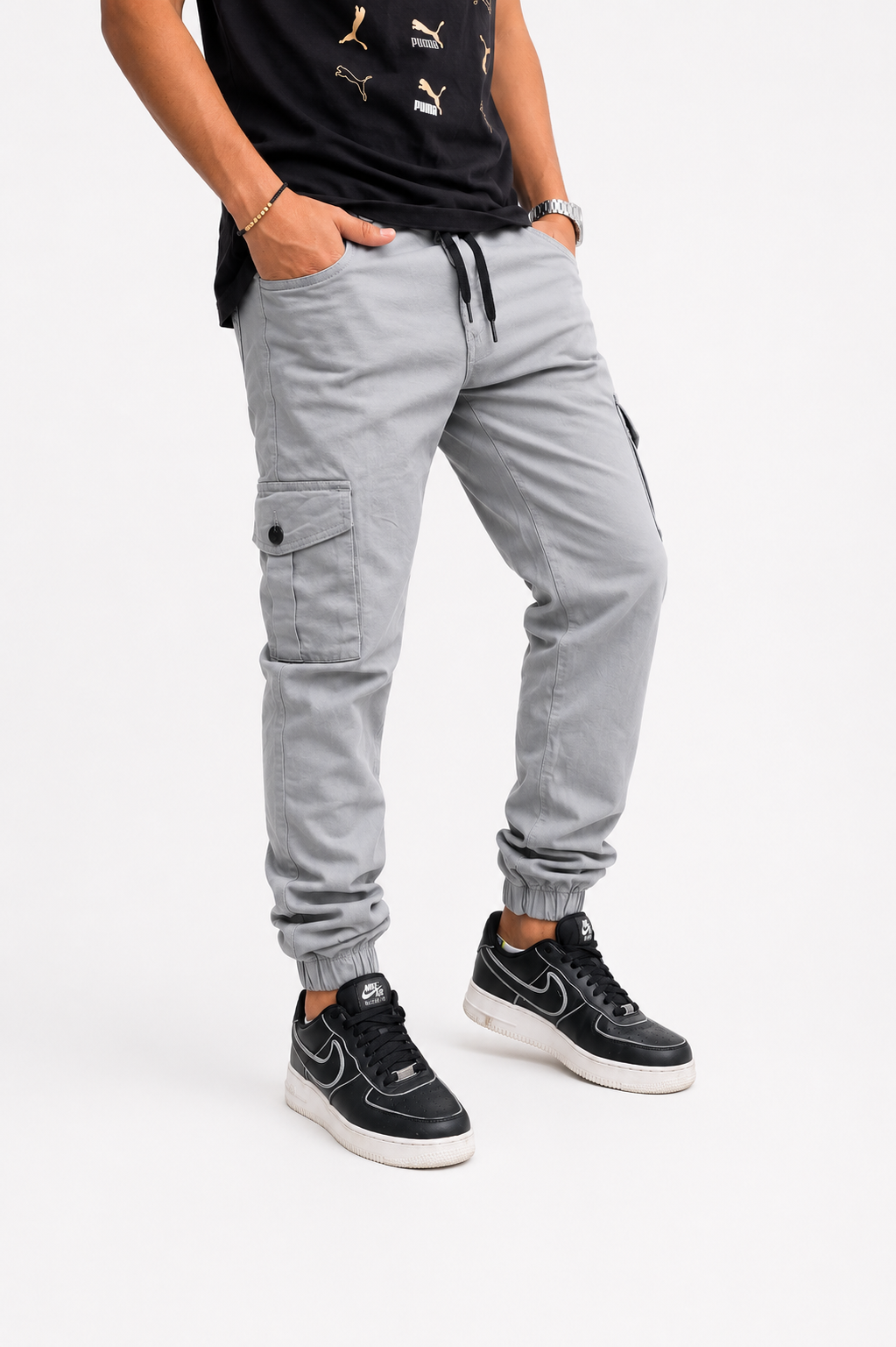 JOGGER gris claro
